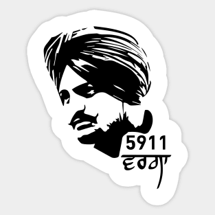 SIDHU MOOSE WALA (ਸਿੱਧੂ ਮੂਸੇਵਾਲਾ) Sticker